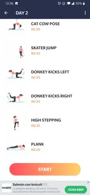 Fat Burning Workouts android App screenshot 0