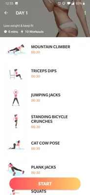 Fat Burning Workouts android App screenshot 2