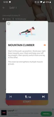 Fat Burning Workouts android App screenshot 4